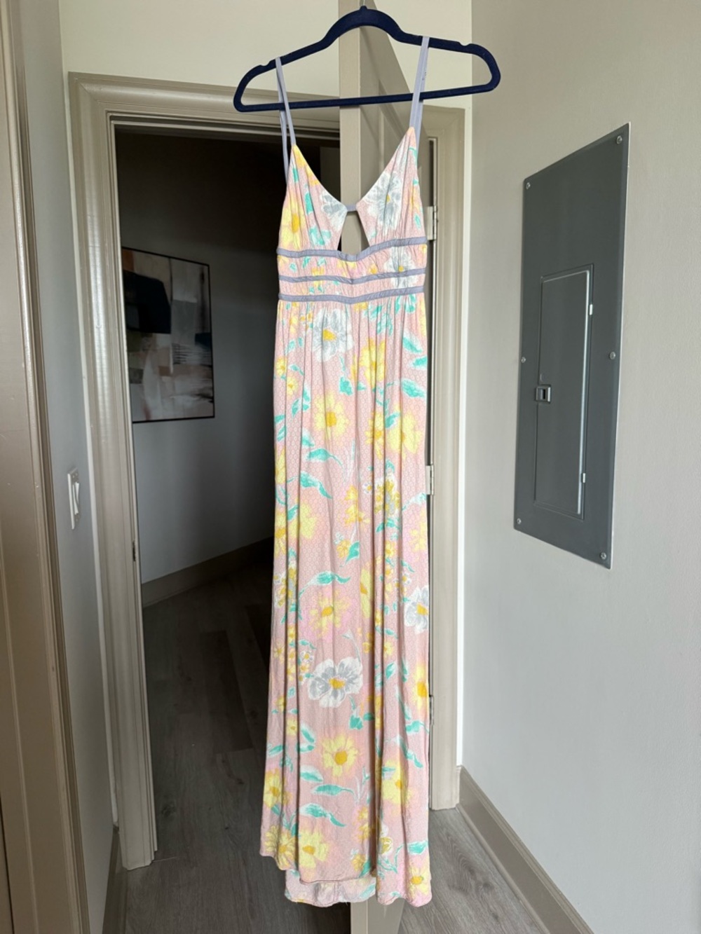 Free people Wisteria maxi dress size small